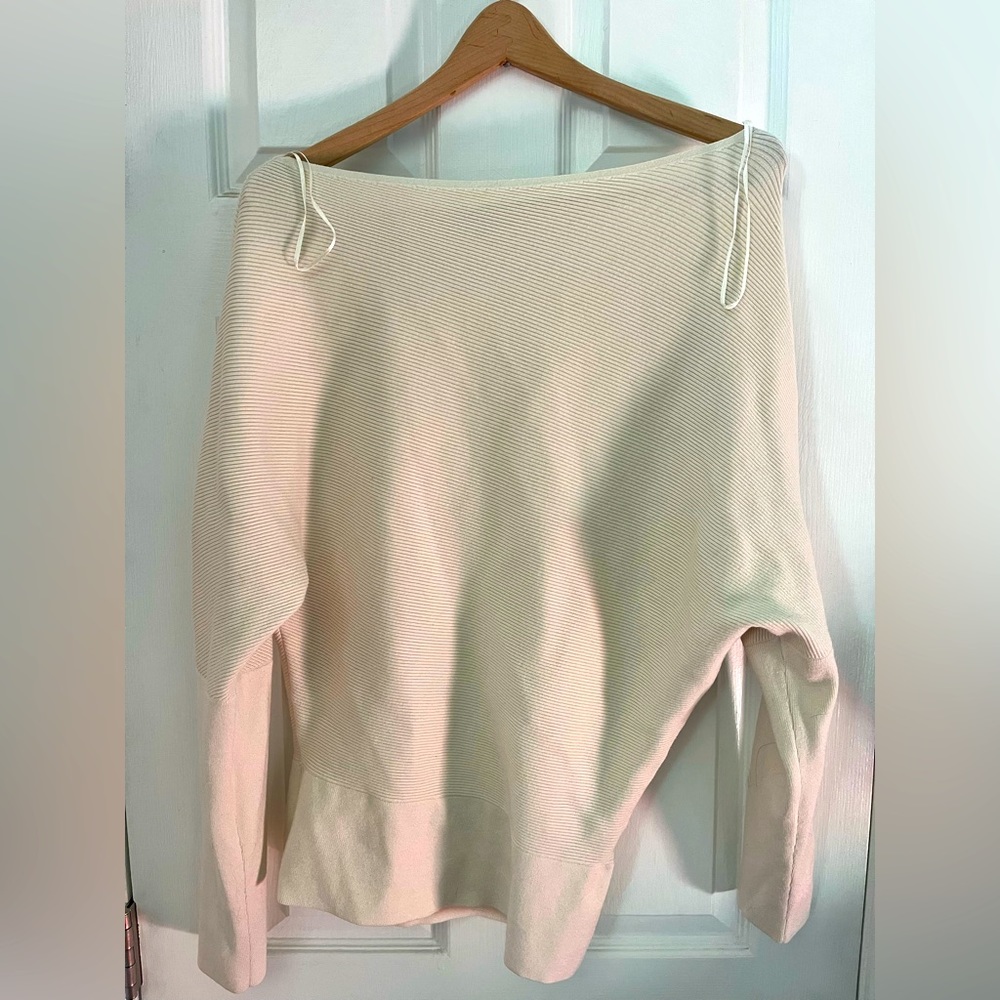 Banana Republic Off Shoulder Cream Sweater - size M